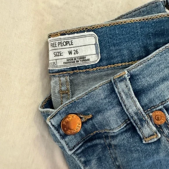 Free People Great Heights Frayed Skinny Jeans - Picture 3 of 3